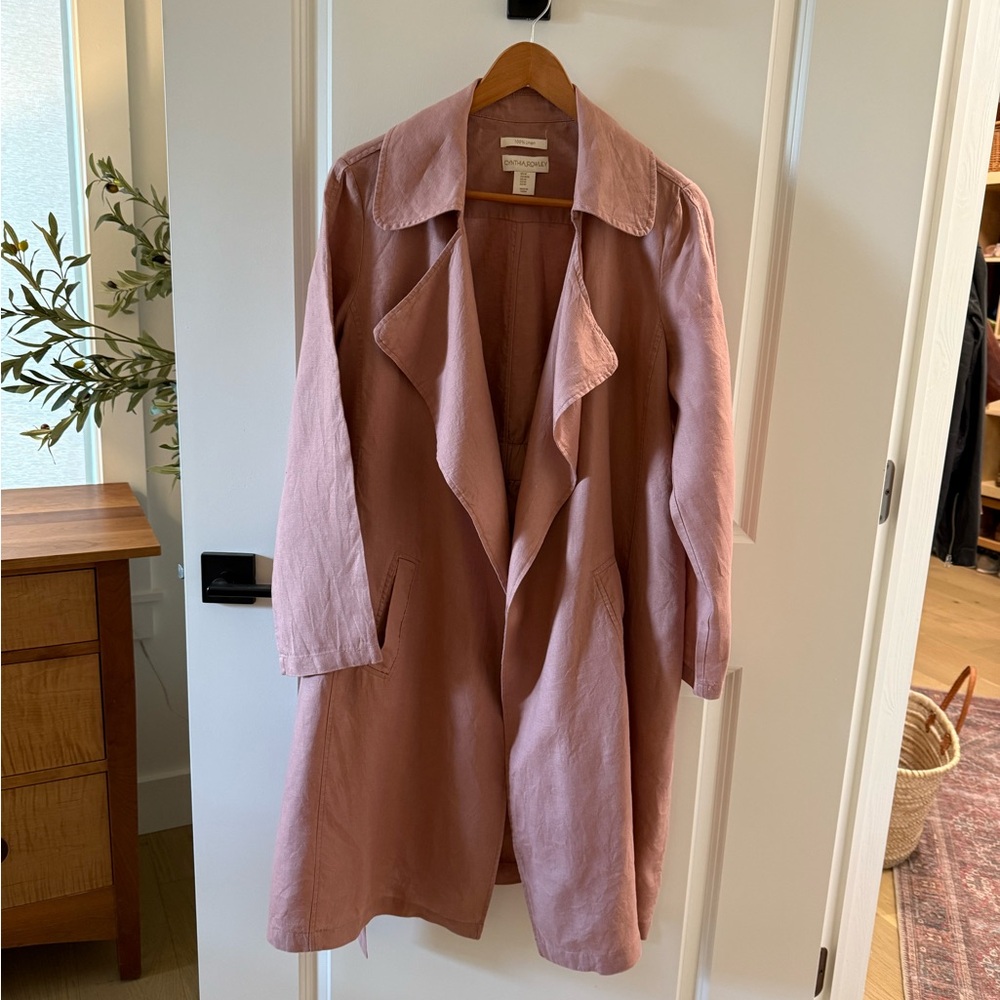 Cynthia Rowley Mauve Trench Coat
